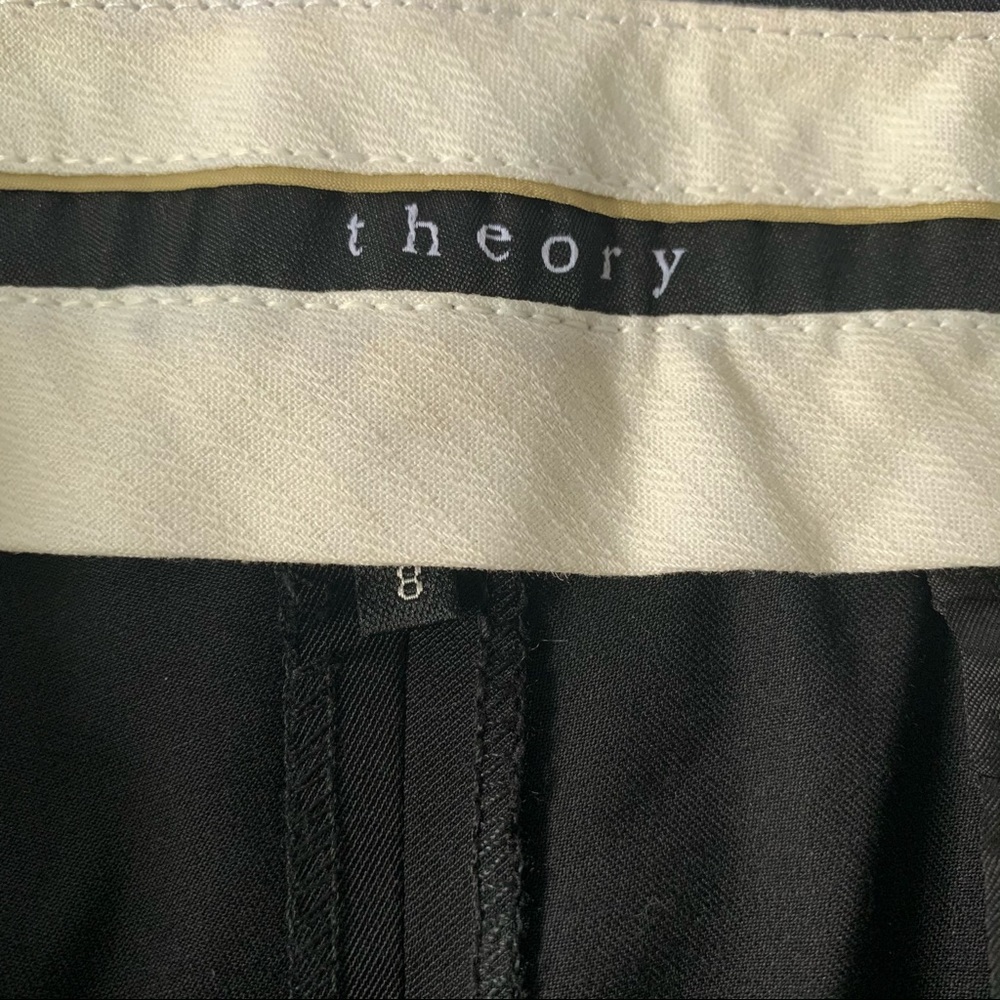 THEORY MAX C TAILOR BLACK PANT - Picture 5 of 8